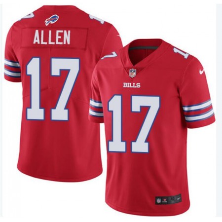 Toddlers Buffalo Bills #17 Josh Allen Red Vapor Untouchable Limited Stitched Jersey
