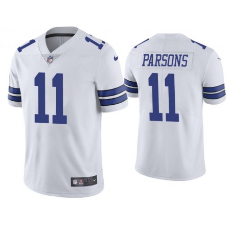 Toddlers Dallas Cowboys #11 Micah Parsons White Vapor Limited Stitched Jersey