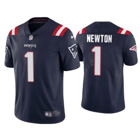Toddlers New England Patriots #1 Cam Newton 2020 Navy Vapor Untouchable Limited Stitched Jersey