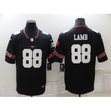 Women's Dallas Cowboys #88 CeeDee Lamb Black Mexico Stitched Jersey(Run Small)