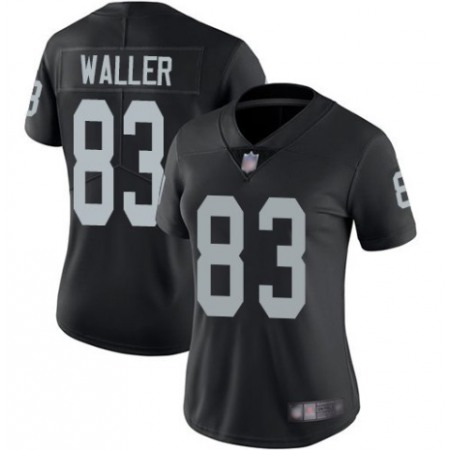 Women's Oakland Raiders #83 Darren Waller Black Vapor Untouchable Limited Stitched NFL Jersey(Run Small)