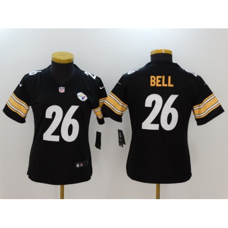 Women's Pittsburgh Steelers #26 Le'Veon Bell Black Vapor Untouchable Limited Jersey