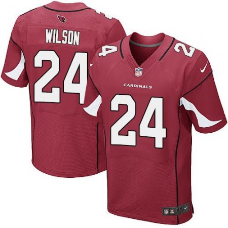 Nike Cardinals #24 Adrian Wilson Red Team Color Men's Stitched NFL Elite Jersey