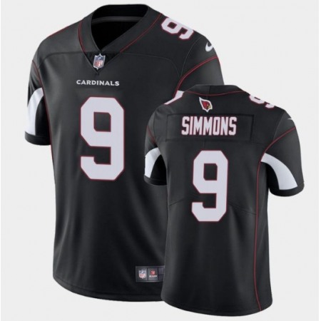 Men's Arizona Cardinals #9 Isaiah Simmons Black Vapor Untouchable Limited Stitched Jersey