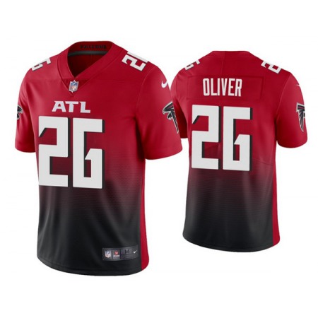 Men's Atlanta Falcons #26 Isaiah Oliver New Red Vapor Untouchable Limited Stitched Jersey