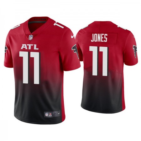 Men's Atlanta Falcons #11 Julio Jones 2020 Red 2nd Alternate Vapor Limited NFL Stitched NFL Jersey