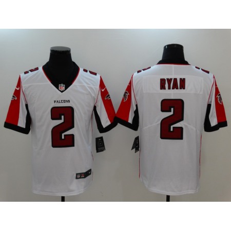 Men's Atlanta Falcons #2 Matt Ryan White Vapor Untouchable Player Limited Jersey