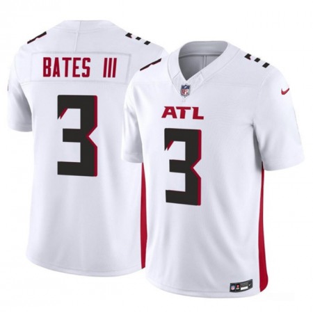Men's Atlanta Falcons #3 Jessie Bates III White 2023 F.U.S.E. Vapor Untouchable Limited Stitched Football Jersey