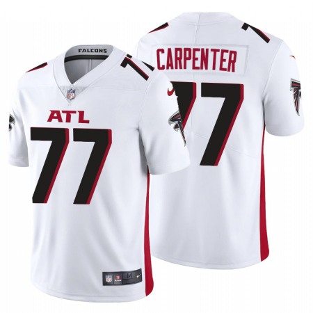 Men's Atlanta Falcons #77 James Carpenter New White Vapor Untouchable Limited Stitched Jersey