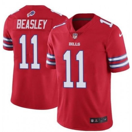 Men's Buffalo Bills #11 Cole Beasley Red Vapor Untouchable Limited Stitched NFL Jersey