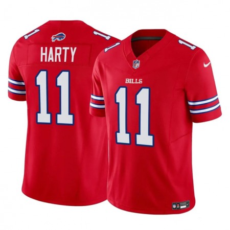 Men's Buffalo Bills #11 Deonte Harty Red 2023 F.U.S.E. Vapor Untouchable Limited Stitched Jersey