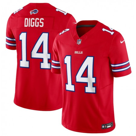 Men's Buffalo Bills #14 Stefon Diggs Red 2023 F.U.S.E. Vapor Untouchable Limited Stitched Jersey