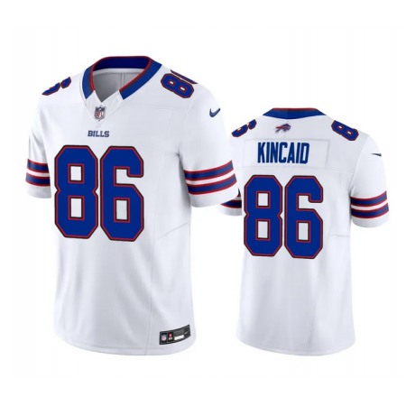 Men's Buffalo Bills #86 Dalton Kincaid White 2023 F.U.S.E. Vapor Untouchable Stitched Football Jersey