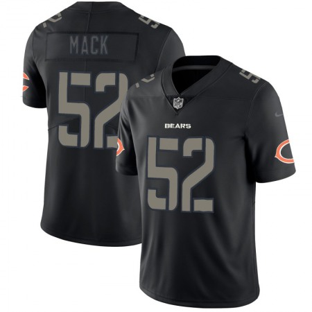 Men's Chicago Bears #52 Khalil Mack 2018 Black Impact Limited Stitched NFL Jersey
