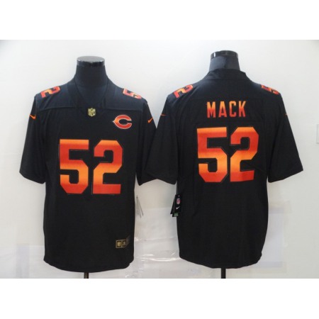 Men's Chicago Bears #52 Khalil Mack 2020 Black Fashion Limited Stitched Jersey