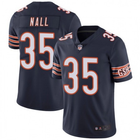 Men's Chicago Bears #35 Ryan Nall Navy Vapor untouchable Limited Stitched Jersey