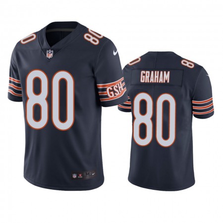 Men's Chicago Bears #80 Jimmy Graham Navy Vapor untouchable Limited Stitched Jersey