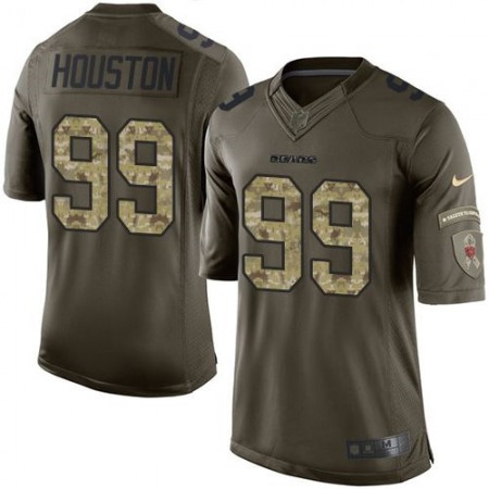 Nike Bears #99 Lamarr Houston Green Men's Stitched NFL Limited Salute to Service Jersey