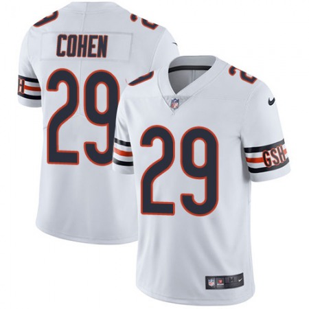 Men's Chicago Bears #29 Tarik Cohen White Vapor Untouchable Limited Stitched NFL Jersey