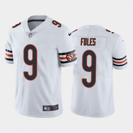 Men's Chicago Bears #9 Nick Foles White Vapor Untouchable Limited Stitched Jersey