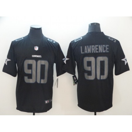 Men's Dallas Cowboys #90 Demarcus Lawrence 2018 Black Impact Limited Stitched NFL Jersey