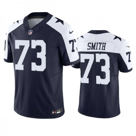 Men's Dallas Cowboys #73 Tyler Smith Navy 2023 F.U.S.E. Vapor Limited Stitched Football Jersey