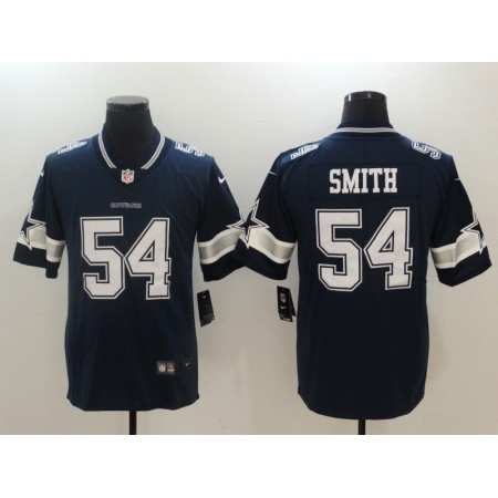 Men's Nike Dallas Cowboys #54 Jaylon Smith Navy Blue Vapor Untouchable Limited Stitched NFL Jersey