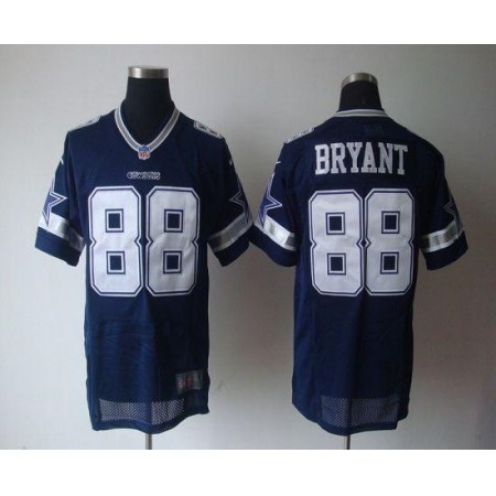 Nike Cowboys #88 Dez Bryant Navy Blue Team Color Men's Stitched NFL Elite Jersey