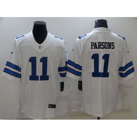 Men's Dallas Cowboys #11 Micah Parsons White Stitched Jersey