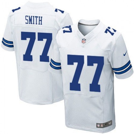 Nike Cowboys #77 Tyron Smith White Men's Stitched NFL Elite Jersey
