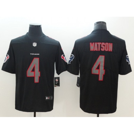 Men's Houston Texans #4 Deshaun Watson Black 2018 Impact Limited Stitched NFL Jersey