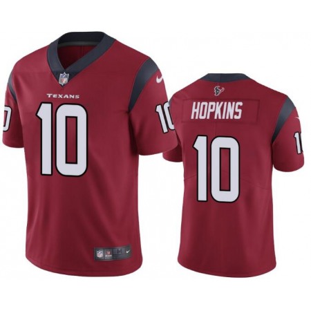 Men's Houston Texans #10 DeAndre Hopkins Red Vapor Untouchable Limited Stitched NFL Jersey