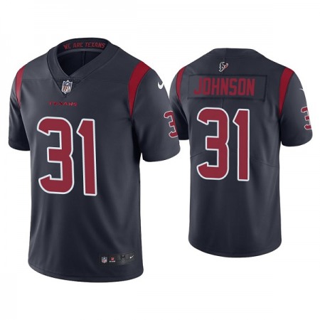 Men's Houston Texans #31 David Johnson New Navy Color Rush Limited Stitched Jersey
