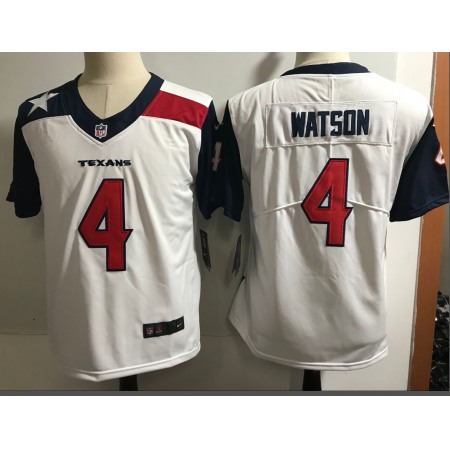 Men's Houston Texans #4 Deshaun Watson White Special Edition Stitched NFL Jersey
