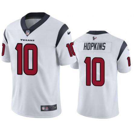 Men's Houston Texans #10 DeAndre Hopkins White Vapor Untouchable Limited Stitched NFL Jersey