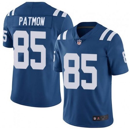 Men's Indianapolis Colts #85 Dezmon Patmon Blue Stitched Jersey