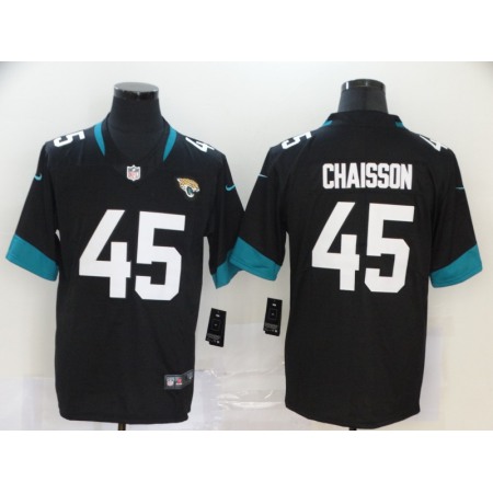 Men's Jacksonville Jaguars #45 K'Lavon Chaisson Black Vapor Untouchable Limited Stitched NFL Jersey
