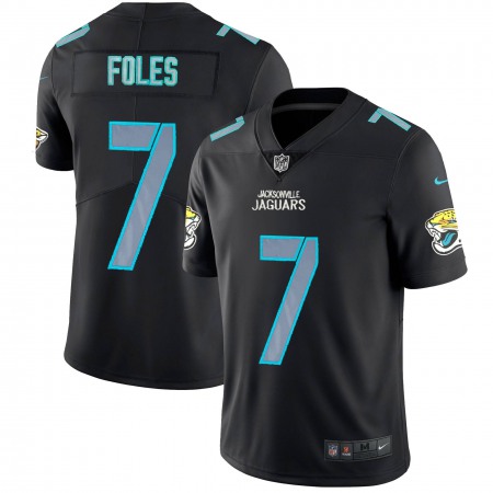 Men's Jacksonville Jaguars #7 Nick Foles Black Impact Limited Stitched NFL Jersey