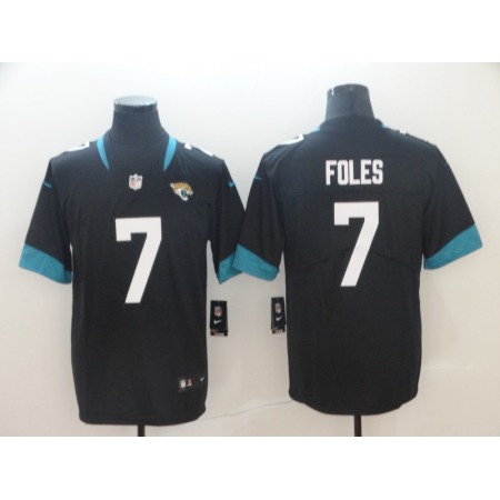 Men's Jacksonville Jaguars #7 Nick Foles Black Vapor Untouchable Limited Stitched NFL Jersey