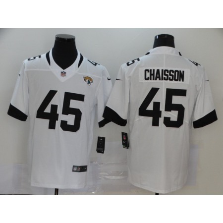 Men's Jacksonville Jaguars #45 K'Lavon Chaisson White Vapor Untouchable Limited Stitched NFL Jersey