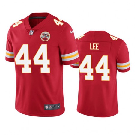 Men's Kansas City Chiefs #44 Elijah Lee Red Vapor Untouchable Limited Stitched Football Jersey