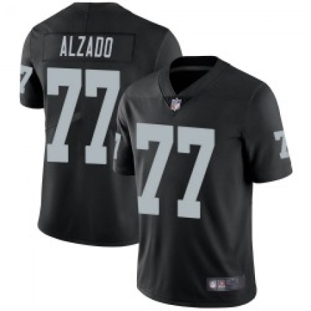 Men's Las Vegas Raiders #77 Lyle Alzado Black Vapor Untouchable Limited Stitched NFL Jersey
