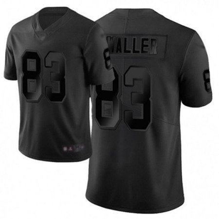 Men's Las Vegas Raiders #83 Darren Waller Black City Edition Limited Stitched Jersey