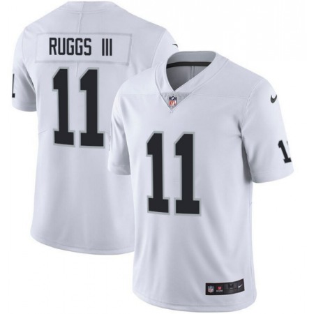 Men's Oakland Raiders #11 Henry Ruggs III White Vapor Limited Stitched Jersey