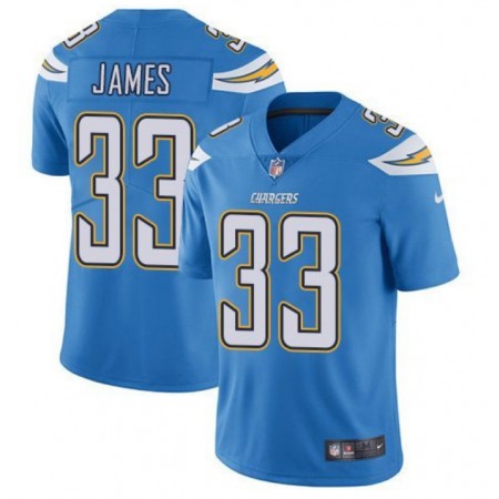 Men's Los Angeles Chargers #33 Derwin James Blue Vapor Untouchable Limited Stitched NFL Jersey