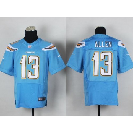 Nike Chargers #13 Keenan Allen Electric Blue Alternate Men's Stitched NFL New Elite Jersey