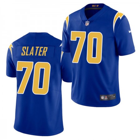Men's Los Angeles Chargers #70 Rashawn Slater Royal 2021 Vapor Untouchable Limited Stitched Jersey