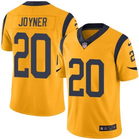 Nike Rams #20 Lamarcus Joyner Gold Men's Stitched NFL Limited Rush Jersey