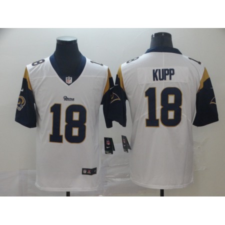 Men's Los Angeles Rams #18 Cooper Kupp White 2019 Vapor Untouchable Limited Stitched NFL Jersey