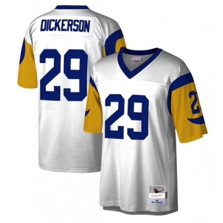 Men's Los Angeles Rams #29 Eric Dickerson White 1984 Stitched Football Jersey